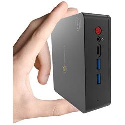 Beelink U55 Mini PC Windows 10 Pro, Intel Core i3-5005U Processor 8GB RAM 256GB SSD, 4K HD Dual HDMI USB 3.0 Port, Dual Band WiFi Gigabit Ethernet BT 4.2 Support Auto Power On (Beelink U55 8GB/256GB)