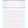 Blank High Security Top Computer Checks, 250 Blue/Red Checks
