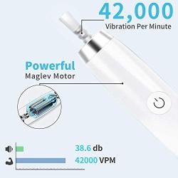 Luvan Sonic Electric Toothbrush for Adults with 5 Modes, Wireless Rechargeable, Immersion Level Waterproof, Aviation Metal Material, Intelligent Timing, 2 Toothbrush Heads