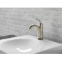 Delta Faucet Lahara Single Hole Bathroom Faucet Brushed Nickel, Touchless Bathroom Faucet, Diamond Seal Technology, Drain Assembly, Stainless 538T-SS-DST, 5.50 x 2.44 x 5.50 inches