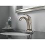 Delta Faucet Lahara Single Hole Bathroom Faucet Brushed Nickel, Touchless Bathroom Faucet, Diamond Seal Technology, Drain Assembly, Stainless 538T-SS-DST, 5.50 x 2.44 x 5.50 inches