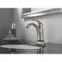 Delta Faucet Lahara Single Hole Bathroom Faucet Brushed Nickel, Touchless Bathroom Faucet, Diamond Seal Technology, Drain Assembly, Stainless 538T-SS-DST, 5.50 x 2.44 x 5.50 inches