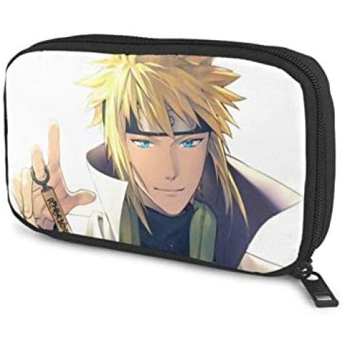 Hxuedan Namikaze Minato The Data Cable Storage Bag is A Portable and Independent Design SuitableVFor Travelers to Place The Data Cable, Earphone and Electronic Product Data Cable Storage Bag