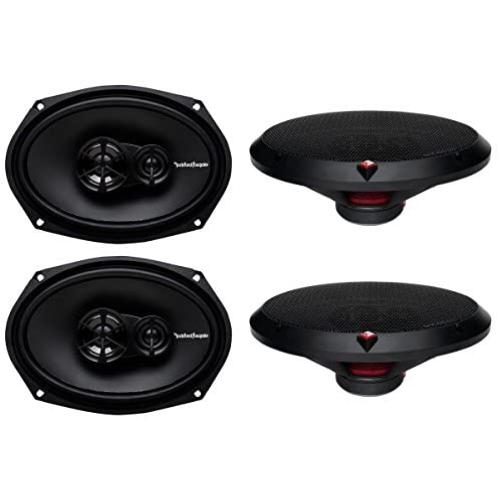 4 New Rockford Fosgate R169X3 6x9 260W 3 Way Car Coaxial Speakers Audio Stereo