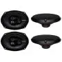 4 New Rockford Fosgate R169X3 6x9 260W 3 Way Car Coaxial Speakers Audio Stereo