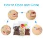 2'' x 3'', 200 Count Resealable Small Plastic Bags, 2 Mil Thick Ziplock Storage Clear Poly Bags and 60 PCS Stickers Labels, Food Grade Safe, Suitable for Jewelry, Pill,Candy, Coin, Daily Vitamin