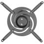 AMER Projector Mount - Universal Ceiling Bracket LCD DLP Tilt 360° Swivel 30lbs (Black)