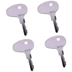 4PCS 123243 Key for Mitsubishi BD2 Series Dozers International Older M Series Kubota Tractors CAT Caterpillar Forklifts & Kumiai
