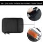 Travel Cable Organizer Bag, Electronics Accessories Carry Cases Portable Cord Organizer Bag for Cable, Charger, Phone, USB, SD Card ,with 8pcs Cable Ties (Black) Travel Cable Organizer Bag, Electronics Accessories Carry Cases Portable Cord Organizer Bag for Cable, Charger, Phone, USB, SD Card ,with 8pcs Cable Ties (Black)