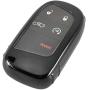 Coolbestda TPU Smart Key Fob Remote Cover Keyless Entry Holder for 2019 2018 Dodge Durango GT Charger Challenger Jeep Grand Cherokee Compass Renegade Dart Journey Chrysler 300 Ram Fiat M3M-40821302