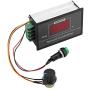 ICQUANZX DC Motor Speed Controller DC 6-60V 12V 24V 36V 48V 30A PWM ，(PWM) Speed Adjustable Stepless Governor Regulator, Motor Speed Controller with Start Stop Switch