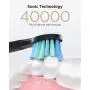 Fairywill Dual Sonic Electric Toothbrushes for Adults & Teens - 8 Brush Heads 2 Travel Cases Included, 5 Modes with Smart Timer, Rechargeable Whitening Toothbrush USB Charging Lasts 30 Days