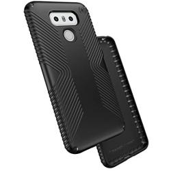 Speck Products Presidio Grip Cell Phone Case for LG G6 - Black/Black
