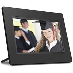Aluratek 7 Inch LCD Digital Photo Frame with Auto Slideshow Using USB & SD/SDHC (ADPF07SF) – Black