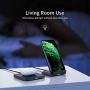 CHOETECH Wireless Charger (2 Pack),Qi-Certified 10W Max Fast Wireless Charging Pad Stand Bundle Compatible with iPhone 12/12 Pro/SE /11/11 Pro/11Pro Max/XS, Galaxy S20+/S10/Note 10, AirPods Pro