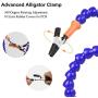 Helping Hands Soldering, Third Hand Soldering Tool PCB Holder Flexible Arms Helping Hands Crafts Jewelry Hobby Workshop Helping Station (Y4)