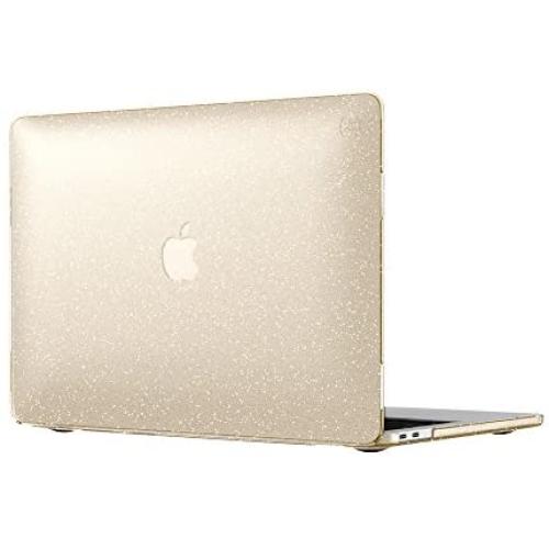 Speck Products 90207-5636 SmartShell Case for MacBook Pro 13'' with and Without Touch Bar, Clear with Gold Glitter