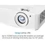Optoma UHD50X True 4K UHD Projector for Movies & Gaming | 240Hz Refresh Rate | Lowest Input Lag on 4K Projector | Enhanced Gaming Mode 16ms Response Time | HDR10 & HLG Compatibility | 3400 lumens