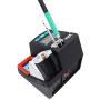 Jabe UD-1200 Intelligent Lead-Free Soldering Station with 2.5S Rapid Heating Dual Channel Power Supply Heating System for Phone PCB Soldering Repair - 110V