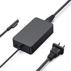 Surface Pro Charger BTBSZ 44W 15V 2.58A Power Supply Compatible with Surface Pro 6 Pro 5 Pro 4 Pro 3 Surface Laptop & Surface Go & Surface Book with USB Charging Port