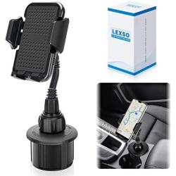 Car Cup Holder Phone Mount，Universal Smart Adjustable Automobile Car Phone Mount for iPhone 11/Xs/Max/XR/8/7/6 Plus Samsung Galaxy S10/S9/S8 Note9 Nexus Sony、HTC、Huawei and All Smartphones