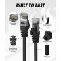 Cat6 Ethernet Cable, 75 ft - RJ45, LAN, UTP CAT 6, Network, Patch, Internet Cable - 75 Feet