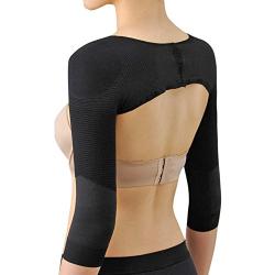 Ausom Womens Slimming Compression Long Sleeve Arm Shaper Slimmer Trimmer Back Shoulder Wrap Shaperwear