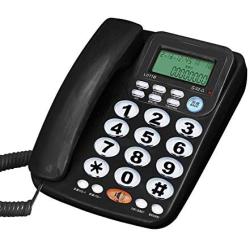 TelPal Corded Big Button Telephone for Elderly Caller ID Landline Phones for Seniors Amplified Telefonos Home Phone for Old People with Speaker and Easy to Read Numbers…