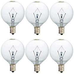 25 Watt Wax Warmer Bulbs, Scentsy Bulb for Full Size Scentsy Warmer, 6 Pack E12 Base Wax Bulb, Dimmable - Warm White - 120 Volt Light Bulbs for Scentsy Burner, High Temp Resistance (25)