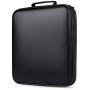 CD Case, COOFIT 160 Capacity DVD Storage DVD Case VCD Wallets Storage Organizer Flexible Plastic Protective DVD Storage Black