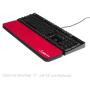 Grifiti Fat Wrist Pad 17 in Black is a 4 Inch Wide Wrist Rest for Standard Keyboards and Mechanical Keyboards New Materials