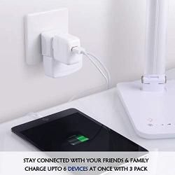 Schuko Germany, France Plug Adapter by Ceptics, Dual Input - Ultra Compact Light Weight - Usa to Russia, South Korea Travel Adaptor Plug - Type E/F (3 Pack)