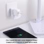 European Travel Plug Adapter by Ceptics Europe Power Adaptor Charger Dual Input - Ultra Compact - Light Weight - USA to any Type C Countries such as Italy, Iceland, Austria and More (CT-9C)