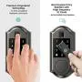 Narpult Smart Door Lock, Fingerprint Electronic Deadbolt Door Lock, Keyless Entry Door Lock Featuring Auto-Locking, Smart Door Lock, Compatible with Alexa, Google Assistant - Bronze