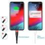 iPhone Charger 10ft, 3 Pack [MFI Certified] Lightning Cable 10 Foot, Extra Long 10 Feet iPhone Charging Cord, 2.4A iPhone Power Wire Compatible with iPhone12/11/XS/Max/XR/X/8/8P/7P/6/iPad