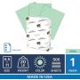 Hammermill Colored Paper, 20 lb Green Printer Paper, 3 Hole - 1 Ream (500 Sheets) - Made in the USA, Pastel Paper, 102947R