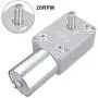 DC 12V Electric Motor Reversible High Torque Turbo Worm Gear Box Reduction Electric Motor(20RPM)