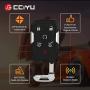 cciyu 1 X Flip Key Fob Uncut Blade (SHELL CASE) 6 Buttons Replacement for Suburban Tahoe for G MC Yukon XL HYQ1AA with FCC: 1551A-1AA 13508280 13580804 22984995 HYQ1AA 13580802 13580802 5922084