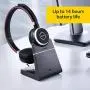 Jabra Evolve 65 Mono MS, Charging Stand & Link 370 - Professional Unified Communicaton Headset