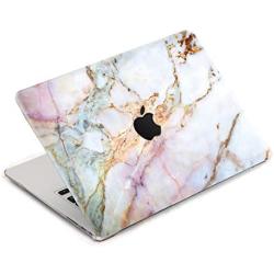 Timocy Hard Case Compatible with MacBook Retina 12 Inch – Marble Laptop Case with Keyboard Cover, Screen Protector, Touch Pads Sticker – Enhanced Protection – Gorgeous Designs, Star Marble