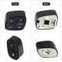 WMPHE Compatible with Steering Wheel Radio Control Switch Buttons Chevy Silverado GMC Sierra 2003-2007 Replace OE # 21997738 21997739 1999442 1999443 901-120 901-121 901-122 901-123