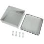 LeMotech Waterproof Dustproof IP67 Junction Box DIY Case Enclosure Gray 11 x 11 x 5.1 inch (280 x 280 x 130 mm)