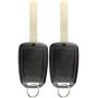 KeylessOption Keyless Entry Remote Fob Uncut Car Key for Honda CR-V 2017-2019 MLBHLIK6-1TA (Pack of 2)