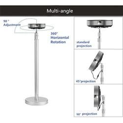 Ivosmart Projector Tripod Floor Stand Holder, Adjustable Height Tilt/Swivel Bracket