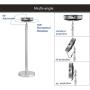 Ivosmart Projector Tripod Floor Stand Holder, Adjustable Height Tilt/Swivel Bracket
