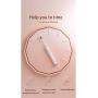 SIMNOIR Ultrasonic Toothbrush, Portable Electric Toothbrush with 5 Mode, USB Charging and Smart Timer, Whitening Mode with 360° Waterproof (White)