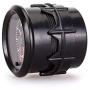 100 PSI 7 Color Oil Pressure Gauge Kit - Includes Electronic Sensor - Black Dial with Pointer and LED Digital Readouts - for Car & Truck - 2-1/16'' 52mm