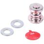 Bulls Eye Magnetic Cradle-Less Hinge Technology Worlds Smallest Ball Head Type car Mobile Holder Rosegold (Product of South Korea)