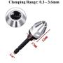 aiyun Hex Shank Keyless Drill Chuck - 2Pcs Quick Change Adapter Converter drill adapter (0.6-8mm,0.3-3.6mm)