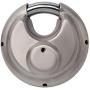 Stainless Steel disc Padlock with dust Cover, Keep Cylinder Clean, Keyway Protection 2-3/4''(70mm) Great for Truck, Trailer, Van, Outdoor and Other Tough Enviroment (10, Keyed Alike)